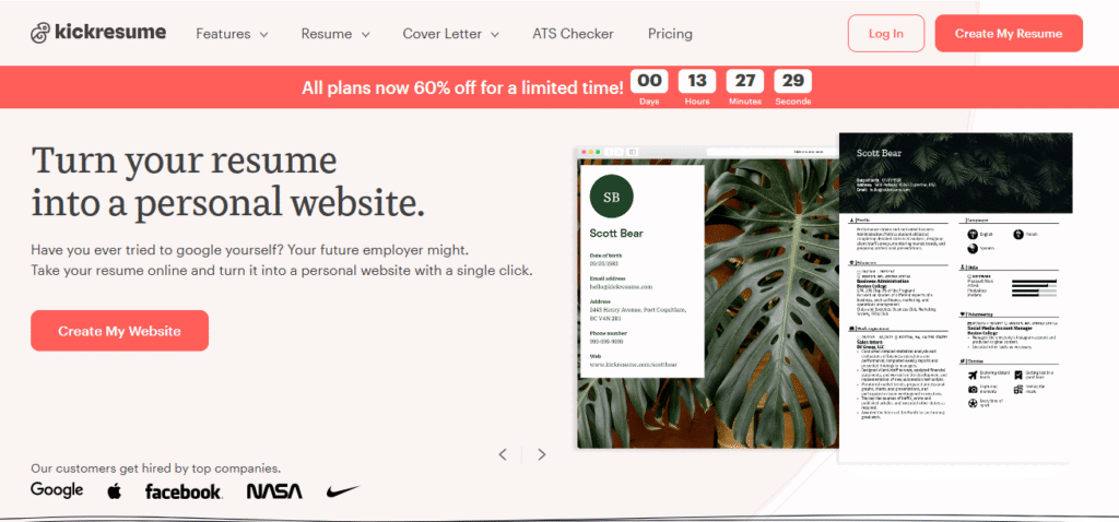 Personal Website Creator